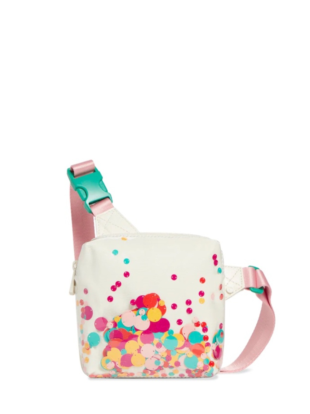 STATE Bags Sunny Fanny Pack Rainbow Sequin Metallic Crossbody Belt Bag Kids